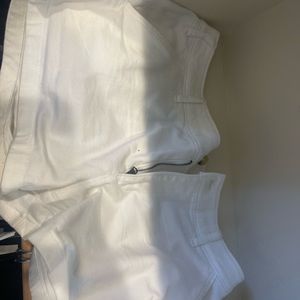 Abercrombie shirts size 6 color white low rise